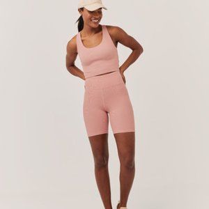 Pact ribbed bike short pink small